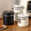 (1.5L, White) Coffee Beans Container, Rustproof Airtight Stainless Steel Container, Dried Fruit Food Storage Container 3