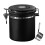 (1.5L, Black) Coffee Beans Container, Rustproof Airtight Stainless Steel Container, Dried Fruit Food Storage Container 1