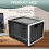 (Black Red) Lockable Storage Box for Fridges/Snacks Food Versatile Space-Saving Organization Box for Kitchen Bedroom 4