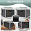 (Black White) Lockable Storage Box for Fridges/Snacks Food Versatile Space-Saving Organization Box for Kitchen Bedroom 4
