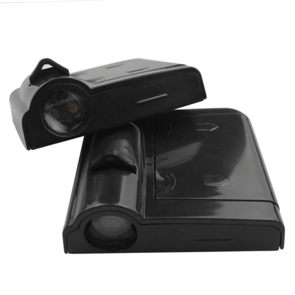 2 Pcs Car Door Welcome Led Courtesy Projector Universal Nodrill Battery Powered Light 9187378517680