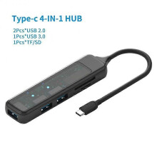 RYRA USB-C 3.0 HUB splitter hub SD/TF card reader one to four docking stations Multifunctional
