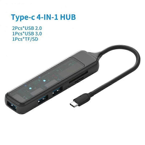RYRA USB-C 3.0 HUB splitter hub SD/TF card reader one to four docking stations Multifunctional