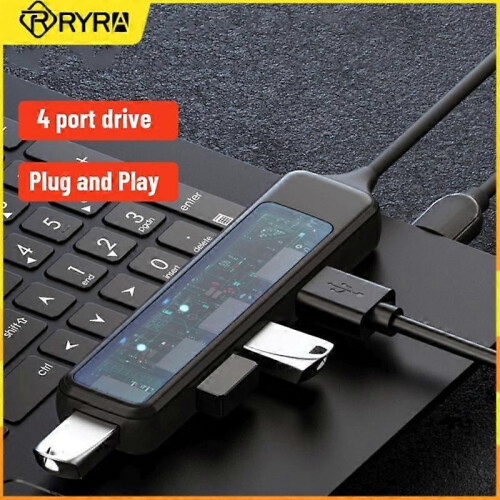 RYRA USB-C 3.0 HUB splitter hub SD/TF card reader one to four docking stations Multifunctional 1