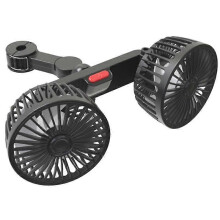 (A04) Car Seat Back Fan USB charging 360 Degree Rotation Powerful air circulation Car