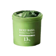 (1pc) Holy Basil Bubble Deep Mask - for all skin types - Deep Cleaning Facial Mask 90g