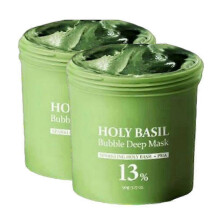 (2pcs)Holy Basil Bubble Deep Mask - for all skin types - Deep Cleaning Facial Mask 90g