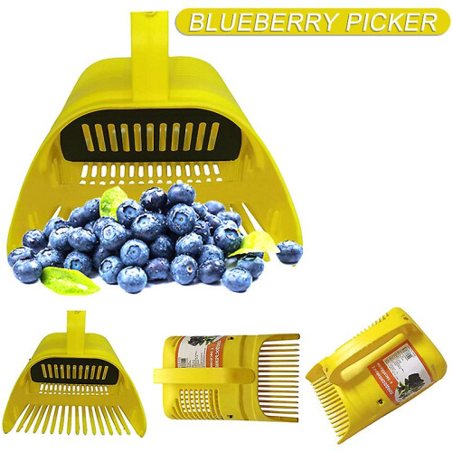 Plastic Berry Picker Tool Blueberry Rake Scoops with Ergonomic Handle for Picking Berries New 2