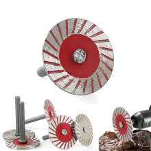 Stone Carving 40mm Blades Mini Diamond Coated Cutting Wheel 10 Pcs AbrasionResistant Discs For Granite Marble Concrete