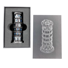 (B) Metal 7 in 1 Rotatable Dices Towers Portable Entertaining Dices Plaything for Party Playing