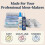 (B) Multipurpose Fabric Stain Remover for Clothes Sneakers Multipurpose Stain Remover Spray for Clothes 4