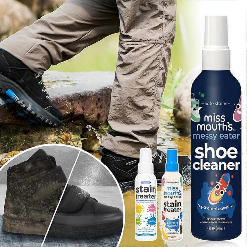 (B) Multipurpose Fabric Stain Remover for Clothes Sneakers Multipurpose Stain Remover Spray for Clothes 1
