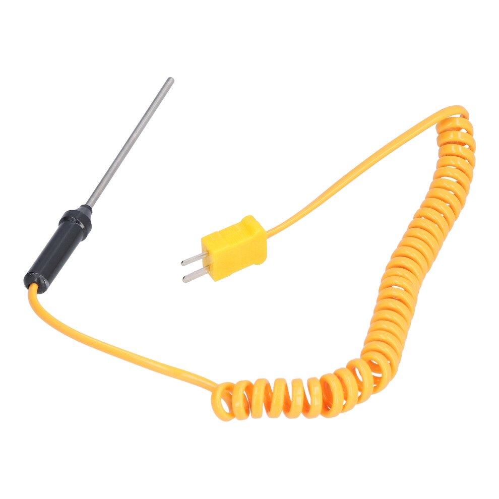 K Type Thermocouple Handheld Thermometer Probe, 0-600, 80mm Stainless Steel Sensor