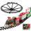 Holiday Hanging Railway Set with Lights Sounds Interactive Fun Versatile Decor for Holiday 2