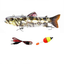 (8)Robotic Automatic Swimming Lure LED Lightings Design Hard Bait for Freshwater Fishing