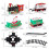 Holiday Hanging Railway Set with Lights Sounds Interactive Fun Versatile Decor for Holiday 3