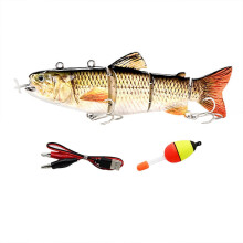 (1)Robotic Automatic Swimming Lure LED Lightings Design Hard Bait for Freshwater Fishing