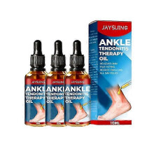(3PCS)1-5x Ankle Tendonitis Therapy Oil, German Ankle Tendonitis Therapy Oil, Foot And Ankle Massage Treatment Oil For Sore And Stiff Joints