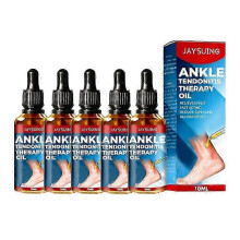 (5PCS)1-5x Ankle Tendonitis Therapy Oil, German Ankle Tendonitis Therapy Oil, Foot And Ankle Massage Treatment Oil For Sore And Stiff Joints