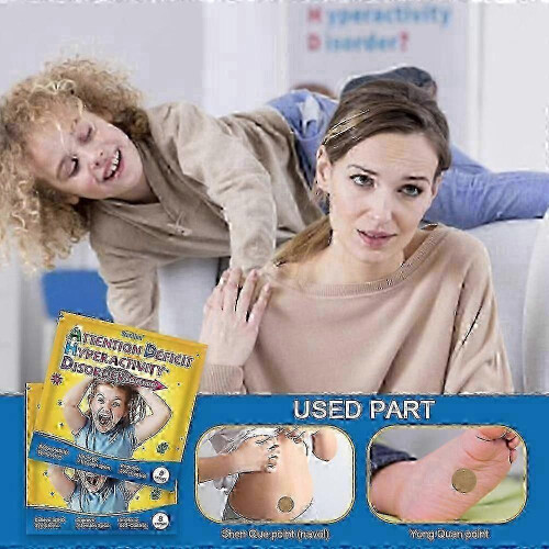 24pcs Hyperactivity Treatment Patch Paediatric ADHD Kids Sticker Focus Attention 2