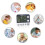 Dual Kitchen Timer Digital Device, 3 Channel for Cooking with Alarm and Large Display, Magnetic Back with Replaceable Battery, Adjustable Volume Loud 4