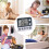 Dual Kitchen Timer Digital Device, 3 Channel for Cooking with Alarm and Large Display, Magnetic Back with Replaceable Battery, Adjustable Volume Loud 3