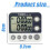 Dual Kitchen Timer Digital Device, 3 Channel for Cooking with Alarm and Large Display, Magnetic Back with Replaceable Battery, Adjustable Volume Loud 5
