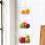 3-Tier Hanging Fruit Basket, Versatile Function for Home Organization, Detachable Customizable Wire Baskets, Heavy Duty Sturdy Iron Wire Build, Hook 3