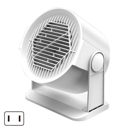 (US plug, White) Portable Heaters Fan PTC-Fast Heating Ceramic Room Small Heaters Bedroom Supply