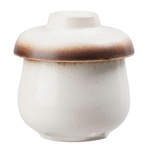 (B)Ceramic Egg Coddler for Breakfast Minimalist Design Egg Poachers Cooker for Breakfast