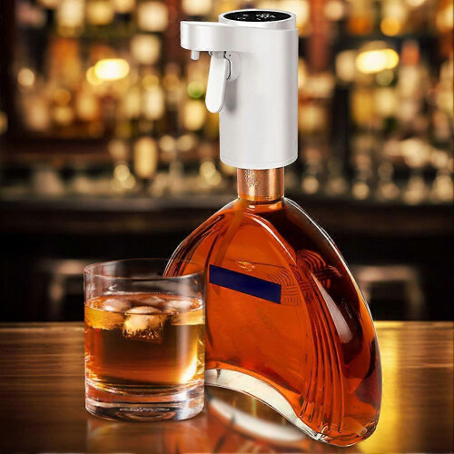 (black) Smart Dispenser Whiskey Portable Universal Fit for Wine Liquor 2