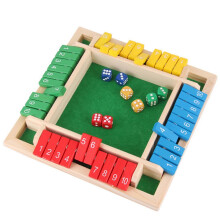 (colorful) Shut The-Box Game Funny Improve Math Skills Game Toy Birthday Present
