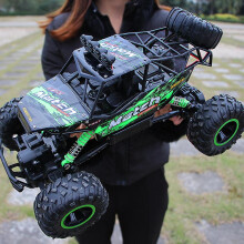 (37cm, Camouflage) High Speed Off-Road RC Truck 1:12 Scale with Rechargeable Batteries 2.4Ghz Electric Toy Car for All Adults & Kids