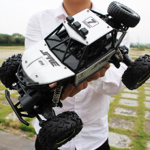 (28cm, Silver) High Speed Off-Road RC Truck 1:12 Scale with Rechargeable Batteries 2.4Ghz Electric Toy Car for All Adults & Kids