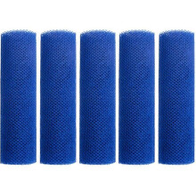 (blue) 5pcs Beauty Skin Exfoliating Cloth Washcloth Japanese Body Wash Towel Nylon Bath Towel Skin Polishing Towel Body Back Scrubber Tool
