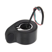 Poignée d'accélérateur électrique noire en ABS flexible adaptée pour scooter