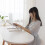 Aluminum Laptop Stand Foldable Portable Adjustable Height Computer Tablet Holder White 4