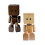(with aromatherapy, Yellow) Cute Solid-Wood Leg-shaking Robot Figurine Car Mounted Aromatherapy Accessory 1