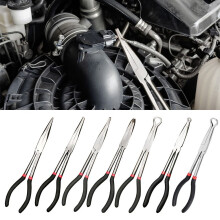 (7) Automotive Electrical Disconnect Pliers Set, Long Handle Radiator Hose Clamp Pliers, Fuel Line Disconnect Tool for Car Repair