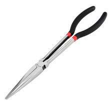(O shape) Multifunctional Fishing Pliers 1pc Carbon Steel Curved Straight Long Handle Gripper Tool