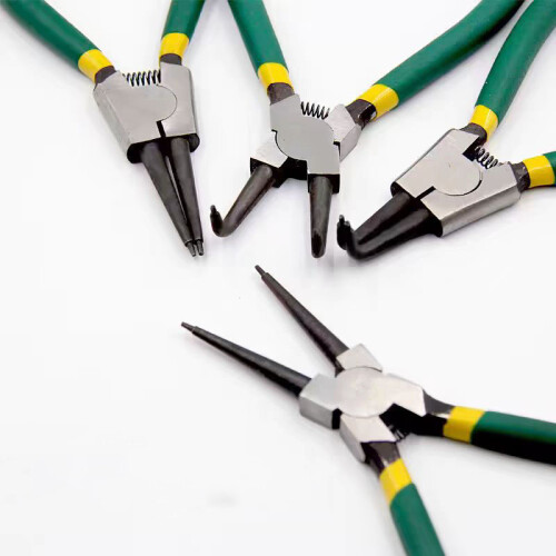 (circlip pliers 4pcs, 6 Inches) Snap Ring Pliers Set Internal External Circlip Install Uninstall Kit Hand Tool Puller 1