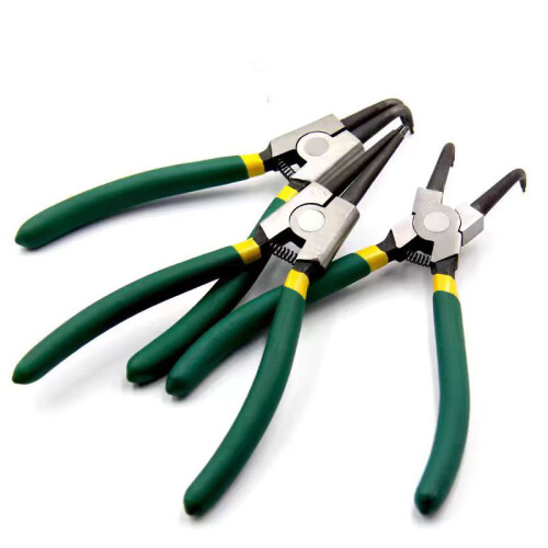 (Internal pliers, 8 Inches) Snap Ring Pliers Set Internal External Circlip Install Uninstall Kit Hand Tool Puller 2
