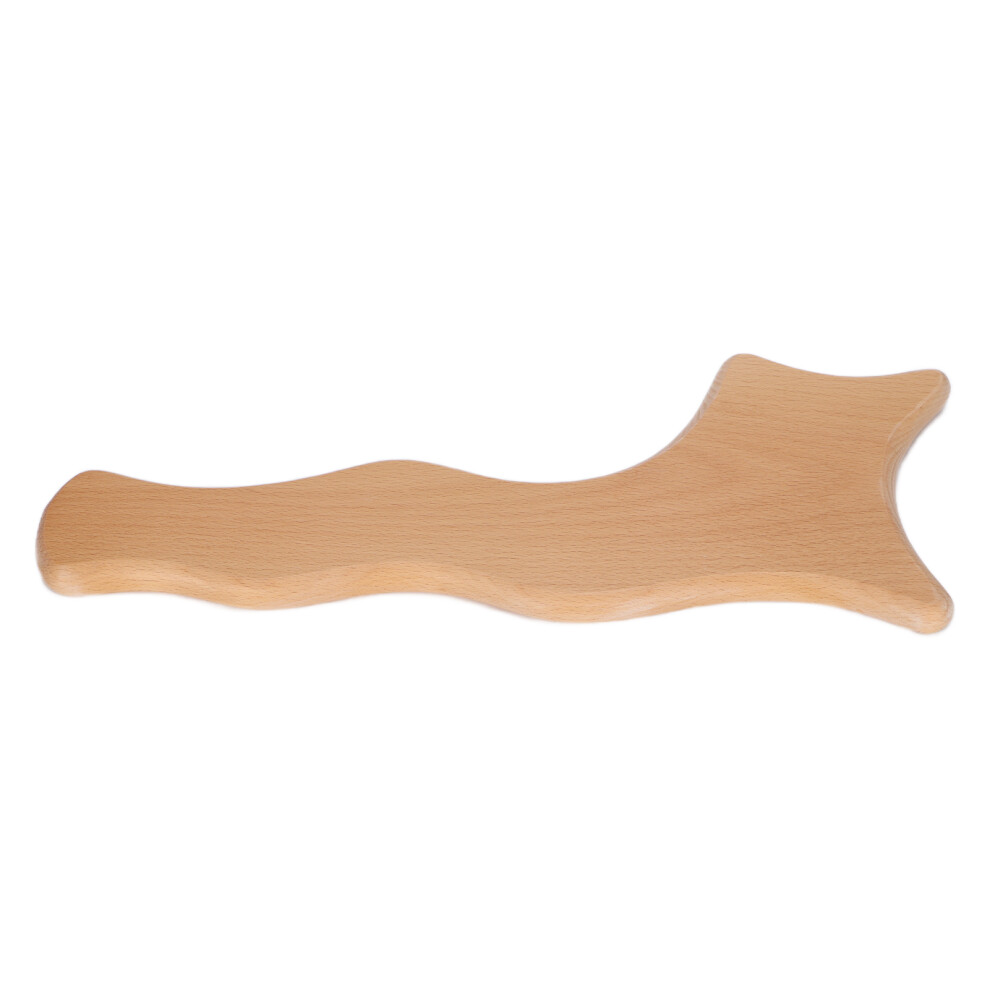 Wooden Gua Sha Board for Lymphatic & Cellulite Clearing, Beech Material