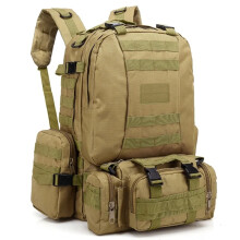 (CP) Tactical Backpack 3-Day Hiking Backpack for Men, Outdoor Sport Trekking Climbing Travel Rucksack, Multi-Function Camping Bag