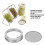 Durable 70mm Sprouting Jar Lids - Ideal for Seeds Beans & Micro Greens 13