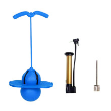(Armrest Dual-use, Blue) Pogo Bouncing Ball with Handle and Ball Pumps Jump Toy Pogo Maximum Load-Bearing 220lb Suitable for Children Adult