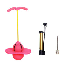 (Armrest Dual-use,Pink)Pogo Bouncing Ball with Handle and Ball Pumps Jump Toy Pogo Maximum Load-Bearing 220lb Suitable for Children Adult
