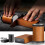 (Wood) Magnetic Knives Sharpener Sharpening Stone Kit with 15 20 Degrees Angle Roller for Culinary 2
