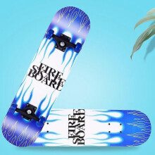 (3) 31 Inch Cartoon Print Skateboards Complete Longboard for Beginners Girls Boys Teens Youths 7-Layer Maple Deck