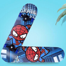 (12) 31 Inch Cartoon Print Skateboards Complete Longboard for Beginners Girls Boys Teens Youths 7-Layer Maple Deck